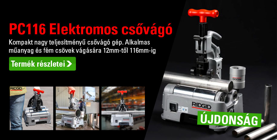 RIDGID elektromos csővágó PC116, 116mm-ig (4 1/2")
